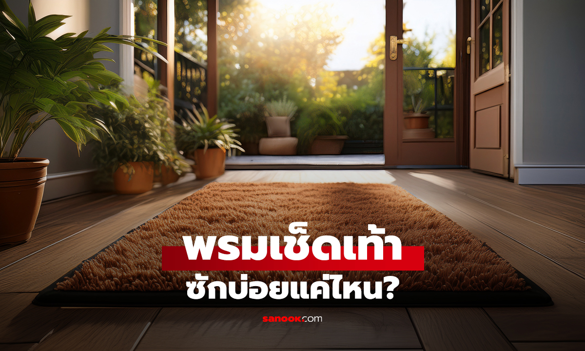 พรมเช็ดเท้า ซักบ่อยแค่ไหน?