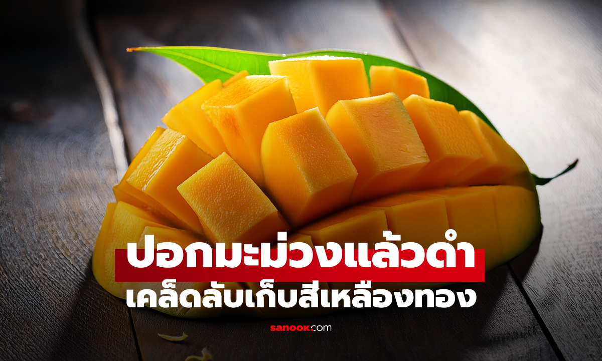 ปอกมะม่วงแล้วดำ! เคล็ดลับเก็บสีเหลืองทอง