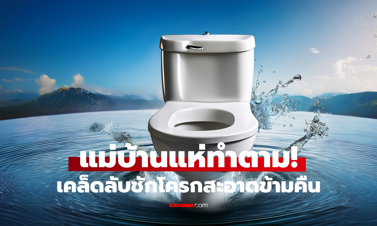 เทน้ำส้มสายชูลงชักโครก! ตื่นมาจะเกิดอะไรขึ้น?