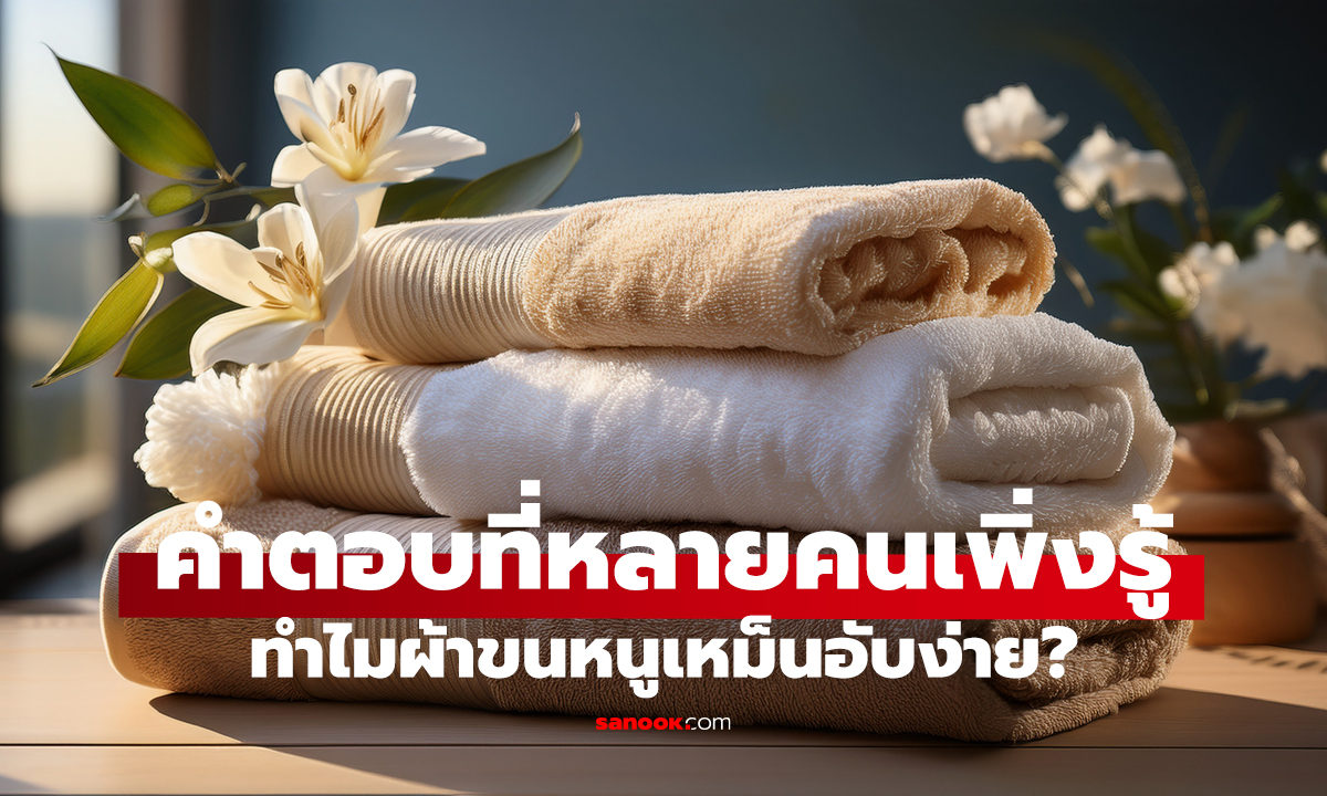 ซักทุกวันยังเหม็น! ผ้าขนหนูเป็นอะไร?