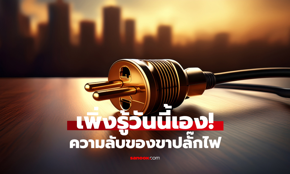 รูกลมที่ขาปลั๊กมีไว้ทำไม? ใช้ทุกวันแต่ไม่เคยรู้!