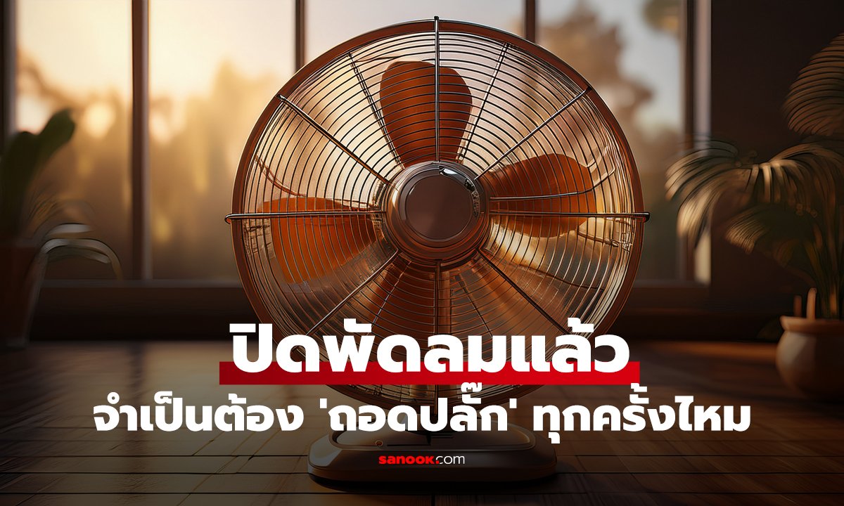 ปิดพัดลมแล้ว จำเป็นต้อง 'ถอดปลั๊ก' ทุกครั้งไหม? EVN เผยคำตอบที่หลายคนเข้าใจผิด