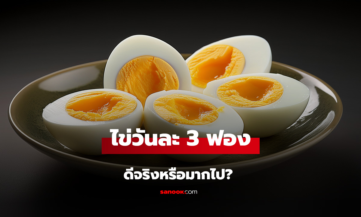 กินไข่วันละ 3 ฟอง ดีจริงหรือมากไป? เปิดความจริงที่คนรักสุขภาพควรรู้