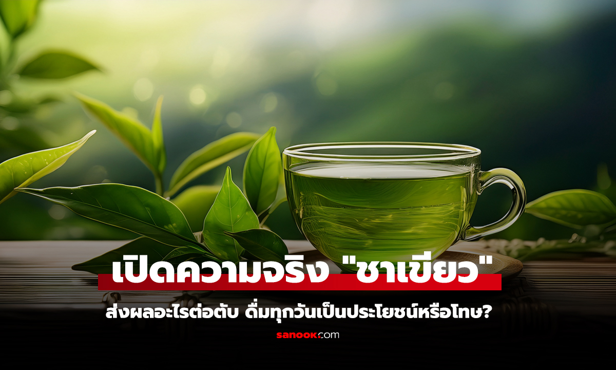 ดื่มชาเขียวทุกวัน ตับดีขึ้นหรือพัง ความจริงที่ต้องรู้