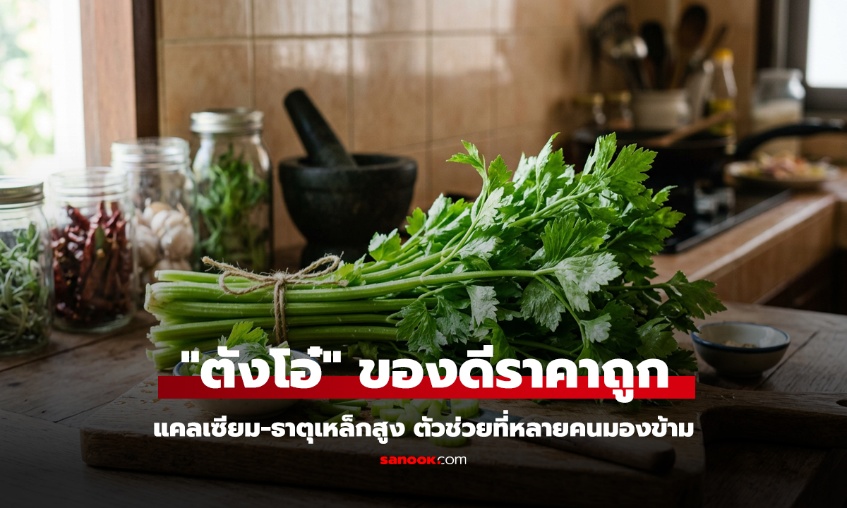 ผักตังโอ๋ ของดีราคาถูก