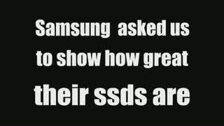 Samsung SSD Awesomeness