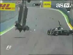 F1 มาร์ค เว็บเบอร์ ประสบอุบัติเหตุ