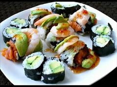 Shrimp Avocado Topping-Sushi