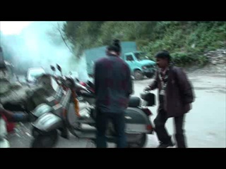 เจโอ๋เวสป้าผจญภัย-ตะลุยด่านโคดาริ สูบยางยางรั่ว เนปาล  Kodari Nepal