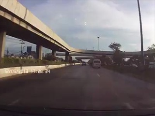 เตือนภัย!! ถนนพระราม2..ขาออกมุ่งสู่สมุทรสาคร