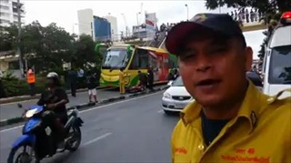รถเมล์BRTทับมอไซด์