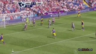 ไฮไลท์  เวสต์บรอมวิช 0-2 สวอนซี