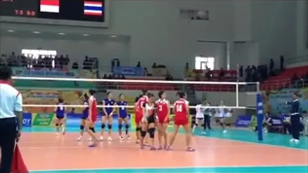 ไฮไลท์วอลเลย์บอลหญิงซีเกมส์ ไทย ชนะ อินโดนีเซีย 3-0 เซต (25-17_ 25-19_ 25-20)