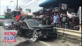 สลด!หนุ่มใหญ่ลงจากBMWถูกแท็กซี่พุ่งชนร่างกระเด็นดับคาที่