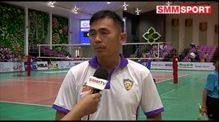 Volleyball Corner : สัมภาษณ์หลังเกมวอลเลย์บอลไทยแลนด์ลีกชาย เกษตรศาสตร์ - ราชบุรี