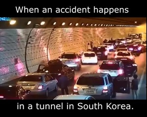 เมื่อเกิดอุบัติเหตุ ในอุโมงค์ เกาหลีใต้ ดูสิ่งที่เกิดขึ้น ยอดวิวทะลุ 100 ล้าน