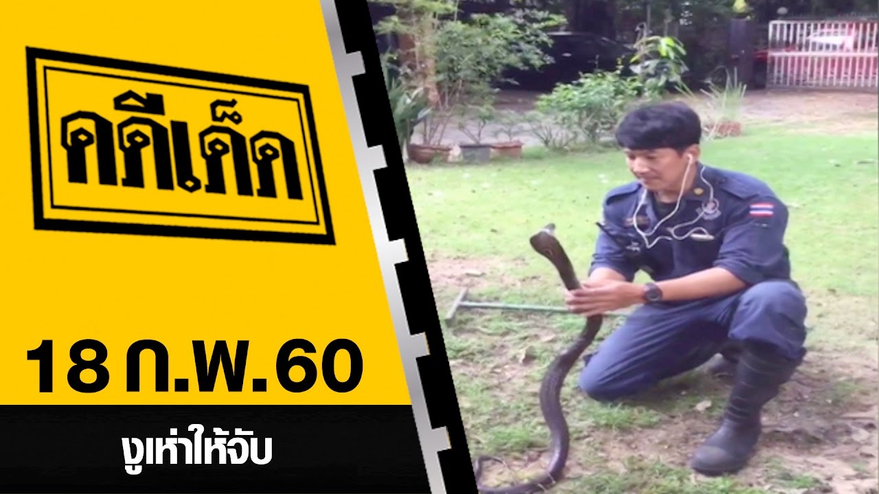 งูเห่าให้จับ l คดีเด็ด 18 กุมภาพันธ์ 2560