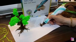 ปากกา 3 มิติ 3D Pen สำหรับผู้มีความคิดสร้างสรรค์