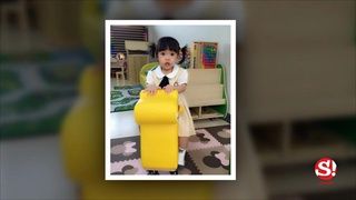 น้องรดา ลูกนุ้ย สุจิรา ทดลองไปโรงเรียนที่พ่อแม่สร้างให้