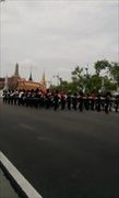 บรรยากาศพิธีซ้อมย่อยริ้วขบวนพระบรมราชอิสริยยศ