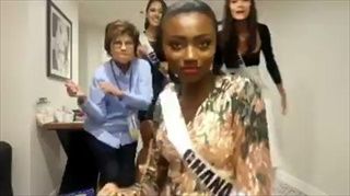 มารีญา พูลเลิศลาภ พร้อมแก๊งค์ Miss Universe 2017 เต้นปานามา ไม่ห่วงสวย
