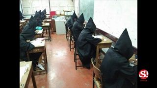 นักเรียน ม.6 แม่สอด ใส่เสื้อกันหนาวเปลี่ยนห้องสอบเป็นฮอกวอตส์