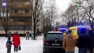 ระทึก แม่ชาวรัสเซียกอดลูกน้อยโดดจากชั้น 8 หนีตายตึกไฟไหม้