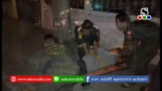 Sakorn News : รถจักรยานยนต์ชนท้ายรถบรรทุกบาดเจ็บ