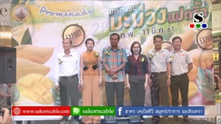 Sakorn News : พ่อเมืองแปดริ้ว  เปิดงานมหกรรมมะม่วงแปดริ้ว  ครั้งที่ 13