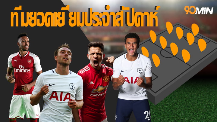 ทีมยอดเยี่ยมประจำสัปดาห์ - Gameweek 32