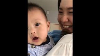 นุ้ย สุจิรากับน้องรพี ลูกชาย