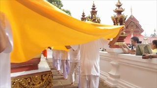 อนุโมทนาบุญ "ทีมหมูป่า" บวงสรวงพระธาตุดอยเวา ก่อนเข้าพิธีปลงผมนาค