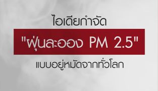 ไอเดียกำจัด "ฝุ่น PM 2.5" แบบอยู่หมัดจากทั่วโลก