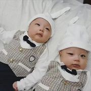 ลูกชายฝาแฝด น้องวายุ และ น้องวาตะ ของ คุณแม่สุดสวย บัว สโรชา