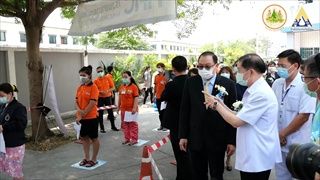 “สุรชัย” ผู้ช่วยรัฐมนตรีว่าการกระทรวงแรงงาน ปิดโครงการตรวจโควิด 19 ในจังหวัดชลบุรี