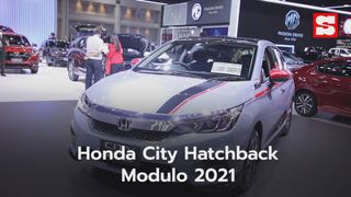 Honda City Hatchback 2021 ใหม่ พรัอมชุดแต่งแท้ Modulo เผยโฉมที่งานมอเตอร์โชว์