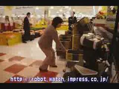 Robovie-II หุ่นยนต์จ่ายตลาด
