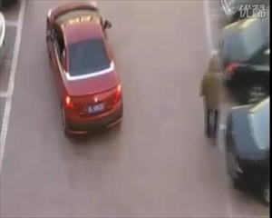 แย่งจอดรถดีนัก ไม่ต้องลงมันซะเลย