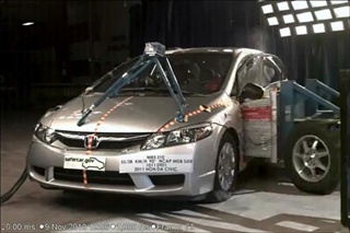 Crash Test  Honda Civic (Side Impact Test)