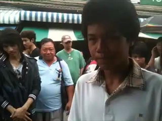 กลหนังยางทะลุฝ่ามือ -