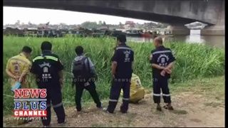 คนงานเรือบรรทุกทรายพบศพชายลอยอืดติดหัวเรือ