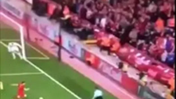 Disabled section at Anfield react to Lovren's goal