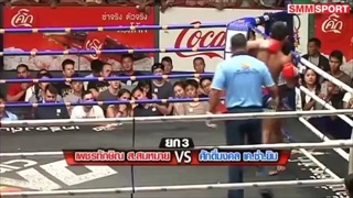 คู่มันส์ มวยไทย  เพชรทักษิณ ส.สมหมาย vs ศักดิ์มงคล เค.ซ่า.ยิม