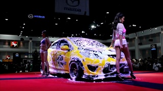 Sexy Car Wash กับสาว FHM GND ในงาน Bangkok Auto Salon 2016
