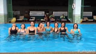 แอบเซ็กซี่เล็กๆ! สาวๆนักวอลเลย์บอลไทย เริงร่าในชุดว่ายน้ำ