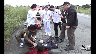 Sakorn News : รถจักรยานยนต์พลิกคว่ำเสียชีวิต