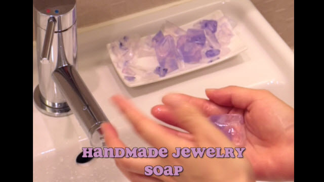 Handmade Jewelery Soap สบู่อัญมณี