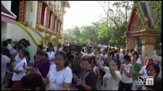 Sakorn News : วัดไตรสามัคคีบรรพชาอุปสมบทนาคหมู่
