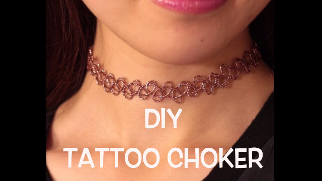 DIY Tattoo Choker