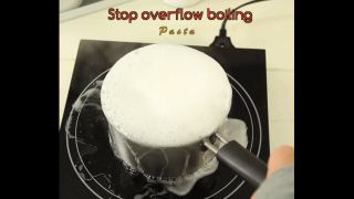 ต้มเส้นพาสต้าแบบไม่ให้น้ำต้มล้นหม้อ! (Stop overflow boiling pasta)